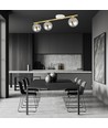 Monza 3 Hvid/Grafit loftslampe - Ø14 cm, E14, 230V, uden lyskilde
