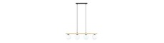 Alora 4 Sort/Opal pendellampe - Ø14 cm, E14, 230V, uden lyskilde