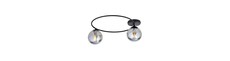 Sopra 2 Sort/Grafit loftslampe - Ø14 cm, E14, 230V, uden lyskilde