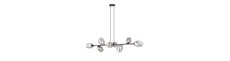 Pandora 8 Sort/Grafit pendellampe - Ø12 cm, E14, 230V, uden lyskilde