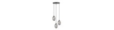 Astral 3 Sort Premium Grafit pendellampe - Ø12 cm, E14, 230V, uden lyskilde