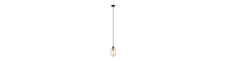 Astral 1 Sort/Rav pendellampe - Ø12 cm, E14, 230V, uden lyskilde