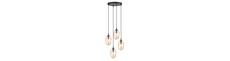 Astral 4 Sort Premium Rav pendellampe - Ø12 cm, E14, 230V, uden lyskilde
