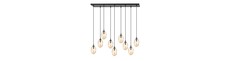 Astral 9 Sort/Rav pendellampe - Ø12 cm, E14, 230V, uden lyskilde