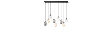 Astral 9 Sort Mix loftslampe - Ø12 cm, E14, 230V, uden lyskilde