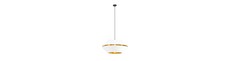 Piano 1 Hvid/Guld pendellampe - Ø42 cm, E27, 230V, uden lyskilde