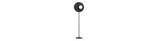 Oslo Lp Sort/Opal gulvlampe - Ø15 cm, E14, 230V, uden lyskilde
