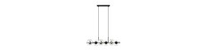 Rory 6 Transparent pendellampe - Ø14 cm, E14, 230V, uden lyskilde
