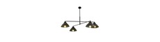 Maverick 4 Sort lysekrone - Ø22 cm, E27, 230V, uden lyskilde