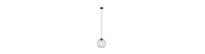 Gino 1 Sort/Guld pendellampe - Ø24 cm, E27, 230V, uden lyskilde