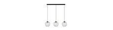 Gino 3 Sort/Guld pendellampe - Ø24 cm, E27, 230V, uden lyskilde