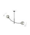 Hunter 2 Sort/Grafit loftslampe - Ø14 cm, E14, 230V, uden lyskilde