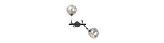 Hunter K2 Sort/Grafit væglampe - Ø14 cm, E14, 230V, uden lyskilde