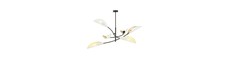 Lotus 6 Hvid/Guld loftslampe - Ø12 cm, E14, 230V, uden lyskilde