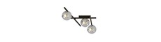 Smart 3 Sort/Grafit loftslampe - Ø15 cm, E14, 230V, uden lyskilde
