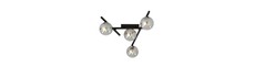 Smart 4 Sort/Grafit loftslampe - Ø15 cm, E14, 230V, uden lyskilde