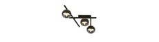 Smart 3 Sort/Stribe loftslampe - Ø15 cm, E14, 230V, uden lyskilde