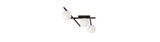 Smart 3 Sort/Opal loftslampe - Ø15 cm, E14, 230V, uden lyskilde