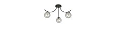 Boston 3 Sort/Grafit loftslampe - Ø14 cm, E14, 230V, uden lyskilde