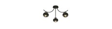 Boston 3 Sort/Stribe loftslampe - Ø14 cm, E14, 230V, uden lyskilde