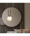 Glam 1 Sort/Opal pendellampe - Ø15 cm, E14, 230V, uden lyskilde