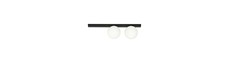 Fit 2 Sort/Opal loftslampe - Ø15 cm, E14, 230V, uden lyskilde