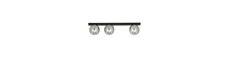 Fit 3 Sort/Grafit loftslampe - Ø14 cm, E14, 230V, uden lyskilde