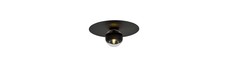 Solar 1 Sort/Stribe loftslampe - Ø14 cm, E14, 230V, uden lyskilde