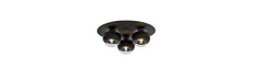 Solar 3 Sort/Stribe loftslampe - Ø14 cm, E14, 230V, uden lyskilde