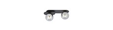 Plaza 2 Sort/Grafit loftslampe - Ø14 cm, E14, 230V, uden lyskilde