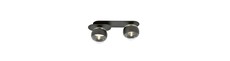 Plaza 2 Sort/Stribe loftslampe - Ø14 cm, E14, 230V, uden lyskilde