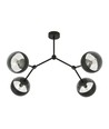 Space 4 Sort/Stribe loftslampe - Ø14 cm, E14, 230V, uden lyskilde