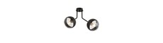 Nova 2 Sort/Stribe loftslampe - Ø14 cm, E14, 230V, uden lyskilde