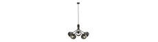 Nova 5 Sort/Stribe pendellampe - Ø14 cm, E14, 230V, uden lyskilde