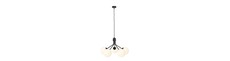 Nova 5 Sort/Opal pendellampe - Ø15 cm, E14, 230V, uden lyskilde