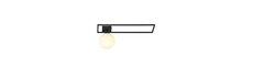 Imago 1B Sort/Opal loftslampe - Ø15 cm, E14, 230V, uden lyskilde