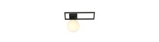 Imago 1D Sort/Opal loftslampe - Ø15 cm, E14, 230V, uden lyskilde
