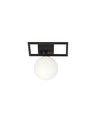 Imago 1E Sort/Opal loftslampe - Ø15 cm, E14, 230V, uden lyskilde