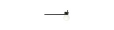 Imago 1F Sort/Opal loftslampe - Ø15 cm, E14, 230V, uden lyskilde