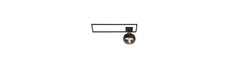 Imago 1A Sort/Stribe loftslampe - Ø14 cm, E14, 230V, uden lyskilde