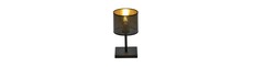 Jordan LN1 Sort/Guld bordlampe - Ø15 cm, E27, 230V, uden lyskilde