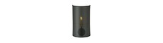 Aston K1 Sort/Guld væglampe - Ø18 cm, E14, 230V, uden lyskilde