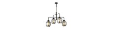Lukka 4 Sort/Grafit pendellampe - Ø14 cm, E27, 230V, uden lyskilde