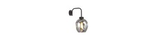 Lukka K1 Sort/Grafit væglampe - Ø14 cm, E27, 230V, uden lyskilde