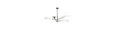 Vene 4 Hvid/Guld loftslampe - Ø12 cm, E14, 230V, uden lyskilde
