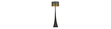 Estrella LP1 Sort/Guld gulvlampe - Ø45 cm, E27, 230V, uden lyskilde