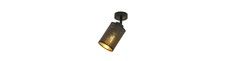 Bronx 1 Sort loftslampe - Ø10 cm, E14, 230V, uden lyskilde