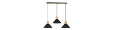 Rowen 3 Sort pendellampe - E27, 230V, uden lyskilde