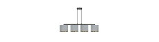 Hilde 4 Sort/Grå pendellampe - Ø20 cm, E27, 230V, uden lyskilde