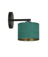 Hilde K1 Sort/Grøn væglampe - Ø20 cm, E27, 230V, uden lyskilde